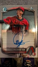 2025 Bowman - Chrome Prospect Autographs Ricardo Yan #CPA-RY (AU, RC)