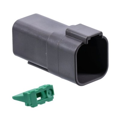NAMZ Steckverbinder, Deutsch. Grau, Steckdose, 6 Pin Universal