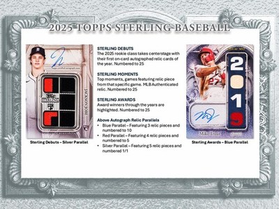 2025 Topps Sterling Baseball Hobby Box | eBay