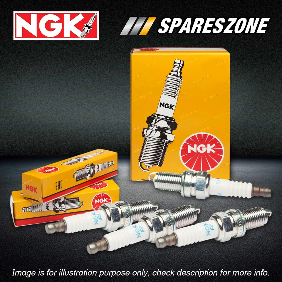 4 x NGK Standard Spark Plugs for Peugeot 404 504 505 1.6L 1.8L 2.0L 4Cyl CARB - image 2 of 2