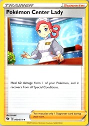 Pokemon Center Lady 060/073 Champion's Path Uncommon