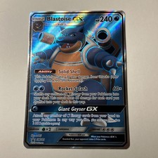 blastoise gx pokemon card value Jumbo This attack does 60 damage for each card you shuffled into your deck in this way Blastoise GX #SM189 Prices |