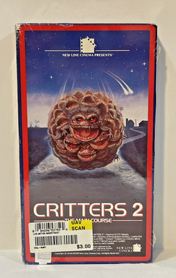 Critters 2 The Main Course VHS 1988 Horror New Factory Sealed