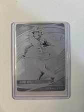 GEORGE KITTLE 2025 Panini Absolute Football #18 Black Printing Plate 1/1