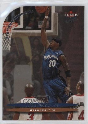 2003-04 Fleer Ultra Platinum Medallion /100 Larry Hughes #116 1oa6