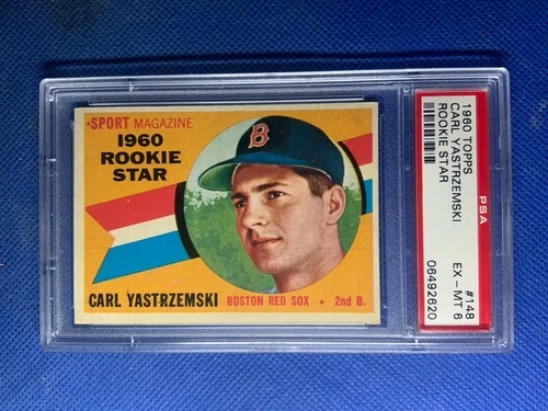 1960 Topps #148 Carl Yastrzemski (RC)Rookie PSA 6