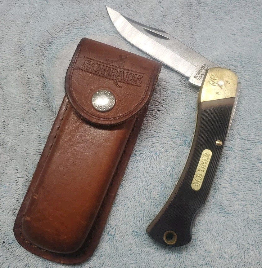 Vintage Schrade USA, 60T, Old Timer Folding Lockback w/Orig