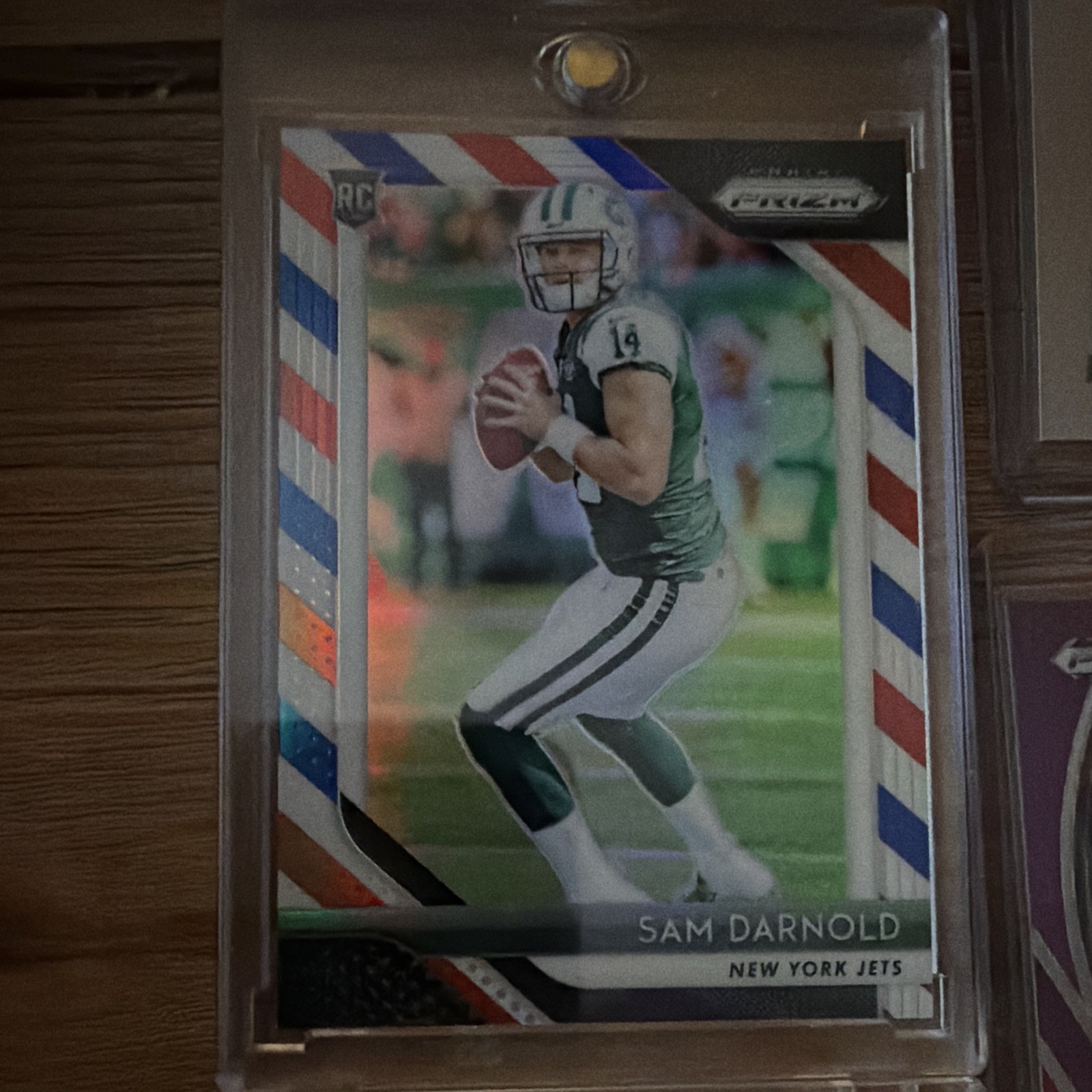 NFL 27-Card Lot Autos Patches Prizm Donruss Lawrence Darnold Maye Mahomes Stroud view 2