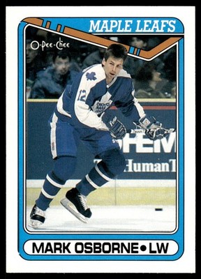 1990-91 O-Pee-Chee Mark Osborne Toronto Maple Leafs #227