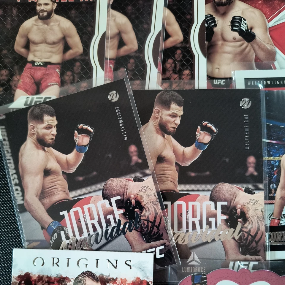 13 UFC Card LOT Jorge Masvidal UFC - Image 3 of 4