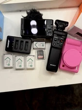 Sony ZV-1F Black Vlogging Camera with Accessories