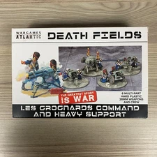 LES GROGNARDS COMMAND AND HEAVY SUPPORT DEATH FIELDS WARGAMES ATLANTIC 28MM