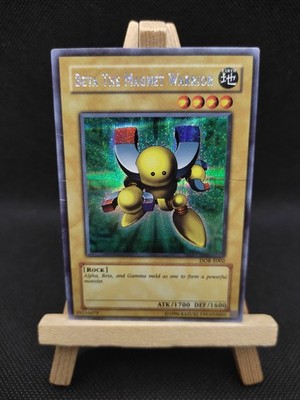Yu-Gi-Oh Beta The Magnet Warrior Secret Rare DOR-E002 Englisch