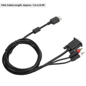 For Dreamcast DC Game Console VGA HD Sound Adapter Cable TV LCD Monitor