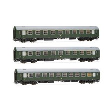 Rivarossi HR4327 3er Set Personenwagen, DR, Ep.III H0 + Neu