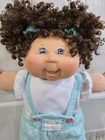 HTF Dark Brown Super Curly Cabbage Patch PA-5