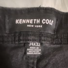 Kenneth Cole Men’s Black Slim Fit Denim Jeans, Dark Wash, 5-Pocket — photo 3