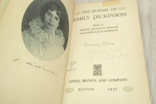 The Poems of Emily Dickinson 1930 Centenary Edition Hardcover Poetry, Library
