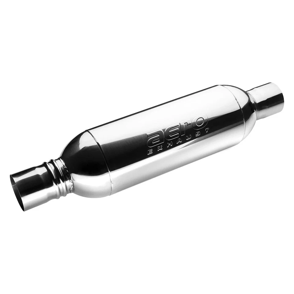 For Dodge Coronet 65-67 Performance Exhaust Muffler Turbine XL Series Round Foto 2 de 4