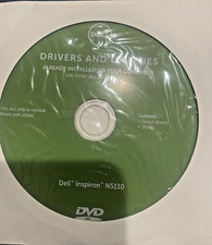 Dell Inspiron N5110 Drivers and Utilities DVD, Aug 2011, New Sealed, TFFWT A01