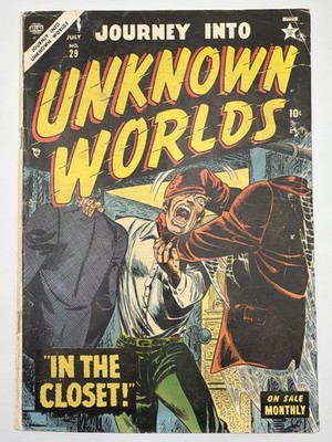 Journey into Unknown Worlds #29 (1954) Atlas Pre-Code Horror - Low Grade
