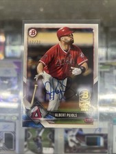 ALBERT PUJOLS 2024 Bowman '2018 Certified Buyback Autograph' # /20 SSP  Angels