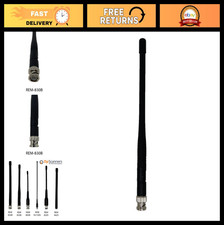 Police Scanner Antenna 8" Flex-Angle BNC UHF 700-900 MHz Rubber Ducky Boost Rece