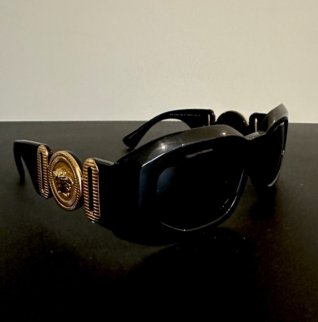 Versace OVE4425U GB1/87 Black Medusa Sunglasses Men Women New w/ Box Case