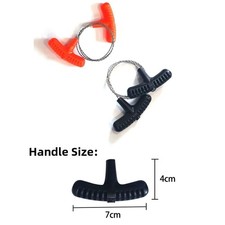 Scie à fil de poche en acier inoxydable 67 cm scie à traction manuelle pour é