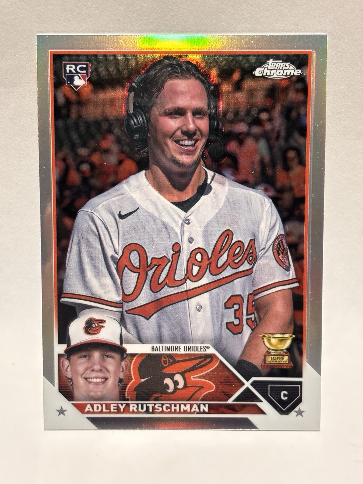 2023 Topps Chrome - Image Variation SP Adley Rutschman #1 (RC) Refractor