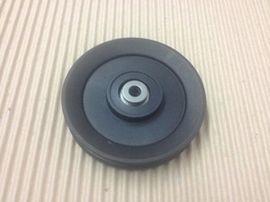Rubber grip PAIR to fit 1/" inch bar strength gym multigym round sleeve B410