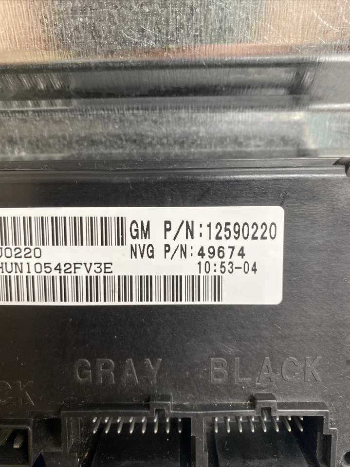2002 2005 Chevy Trailblazer GMC Envoy módulo de controle de caixa de transferência TCCM 12590220 - Imagem 4 de 4