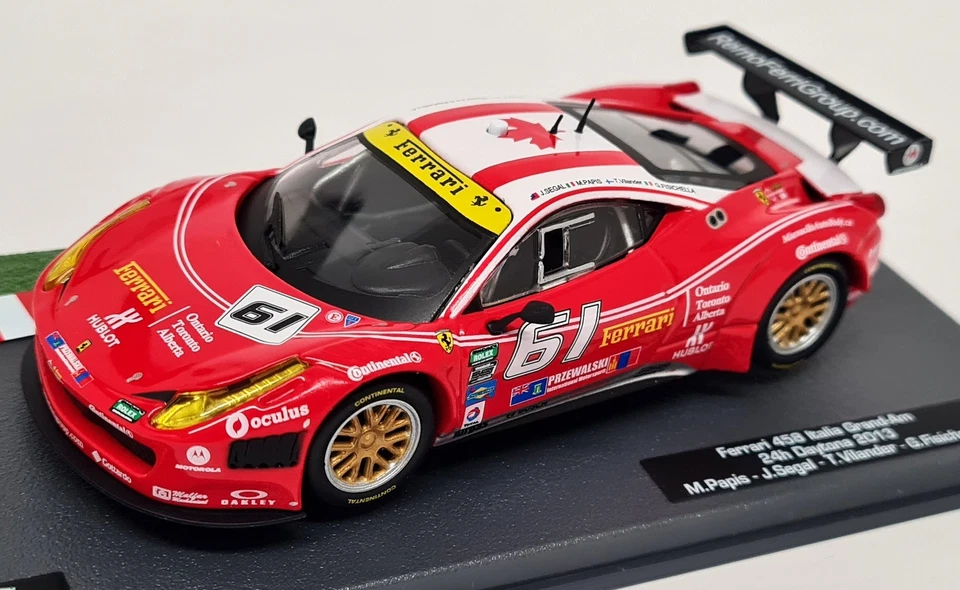 Литая модель гоночного автомобиля Altaya 1:43 Ferrari 458 Italia Grand Am Daytona 2013 No61 - Изображение 3 из 4