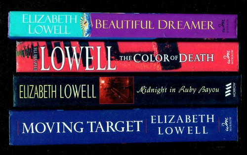 Elizabeth Lowell romance mystery 4 HC lot Beautiful Dreamer Color Death Ruby + - Picture 2 of 10