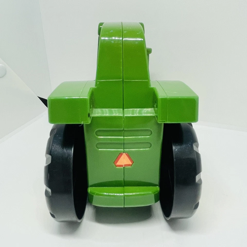 Learning Curve John Deere Green Flashlight Toy Light Sounds Pop Up Hood Rolling - Image 3 of 4