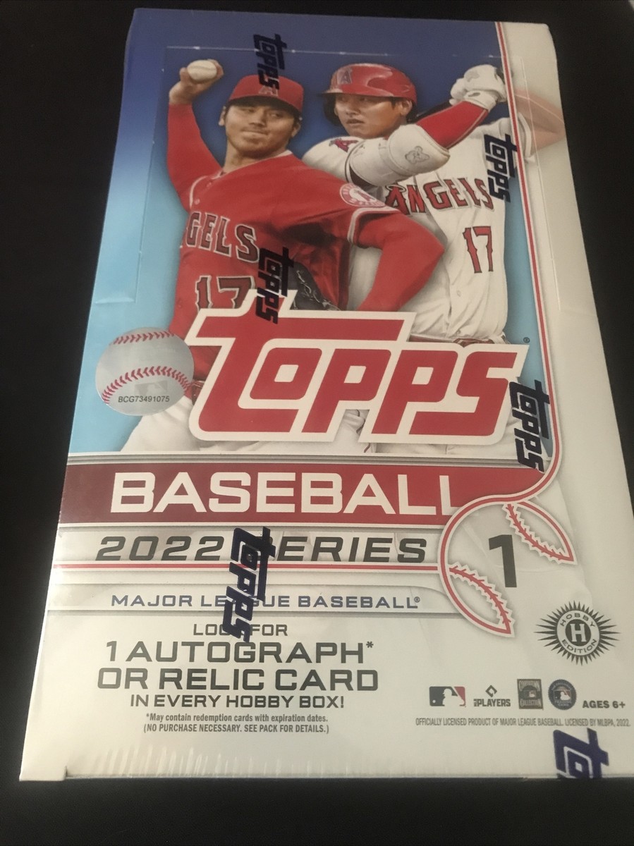 2022 Topps Series 1 Baseball NEW Factory Sealed Hobby Box | eBay