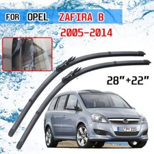 Pair Front Windscreen Wiper Blades Fits For Vauxhall Zafira MK II 2005-2014 MPV