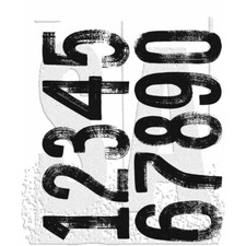 Tim Holtz Stampers Anonymous "PAINT BY NUMBER" Stamp Set- CMS483- Everyday 2024