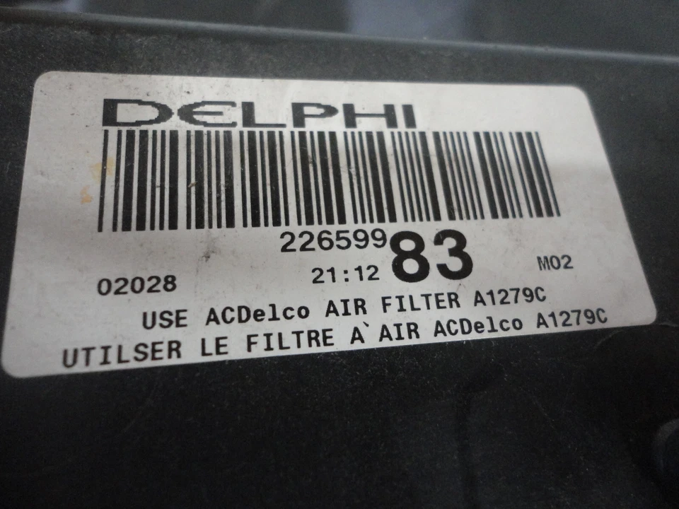 Pontiac Grand AM 2002 2,2 L admisión de aire caja limpiador 22659983 24574940 Foto 4 de 4
