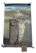 Athena Salvadar Dali ESPANA Original Poster 1980's 22"X 35" Rare