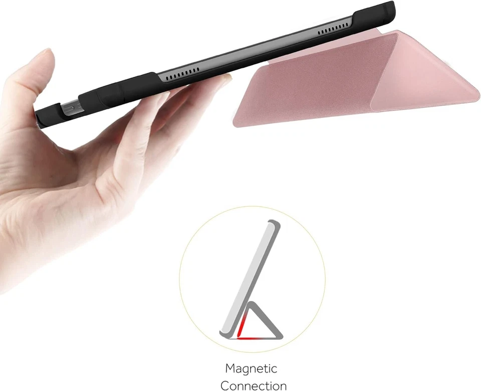 Easyacc Leather Case For Samsung Galaxy Tab A7 10.4 2020 Rose Gold - Image 3 of 4