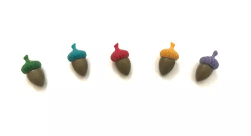 Sneaky Snacky Squirrel Game Replacement - Set of 5 Acorns One of Each Color