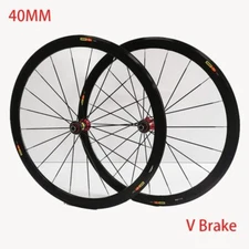 700C Depth 40MM Rim Road Bike Wheelset V/C Lap Brake Straight Pull Bike Wheels