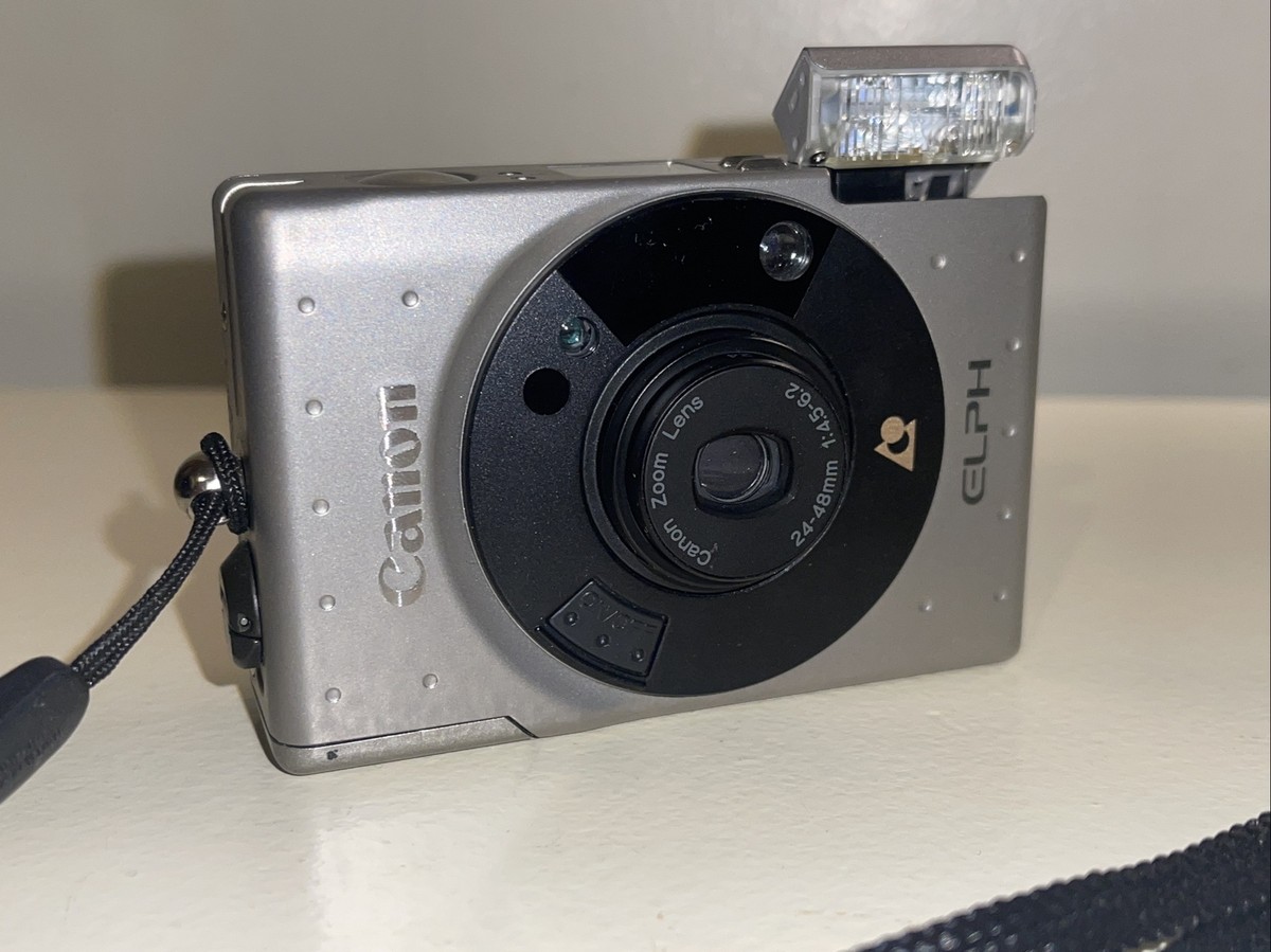 Vintage Canon ELPH APS 35mm Point and Shoot Film Camera 24-48mm