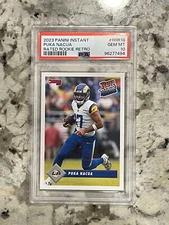 2023 Panini Instant Puka Nacua RC Rated Rookies Retro PSA 10 