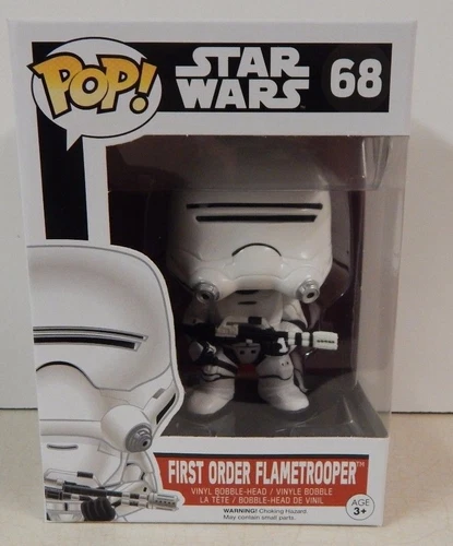 Funko POP! Star Wars The Force Awakens First Order Flametrooper #68  MIB!!! 