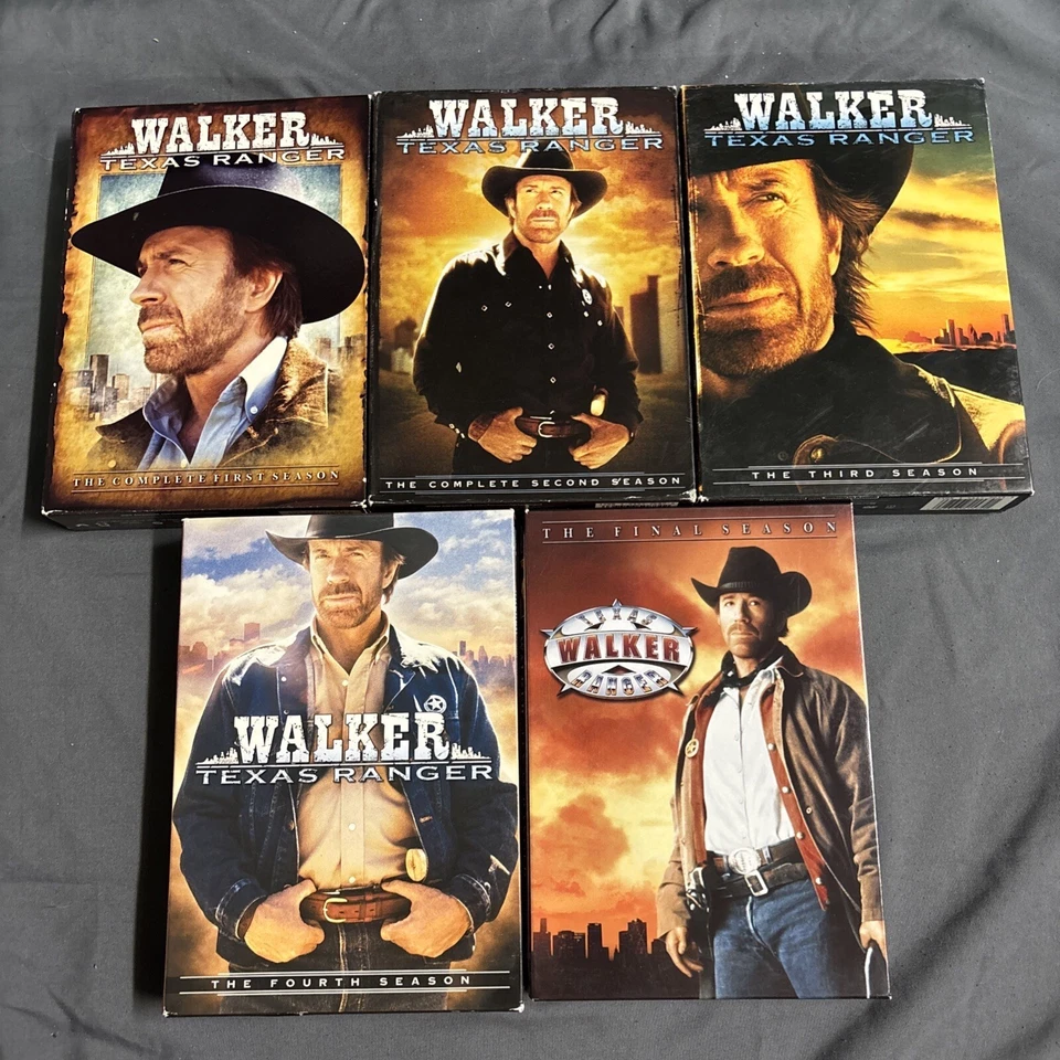WALKER TEXAS RANGER COMPLETE SERIES SEASONS 1-8 (DVD,52-Disc Box Set)+BONUS MOV - Image 3 of 4
