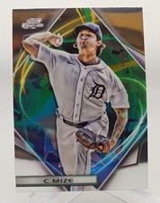 2022 Cosmic Chrome Base #158 Casey Mize Detroit Tigers Baseball Club 