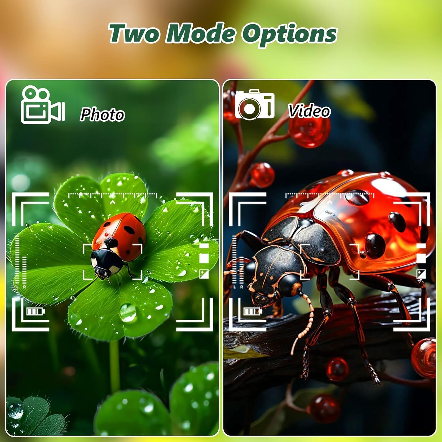 Portable Microscope Microscope with 8 LED 500x Mini Microscope Optical Magnifier