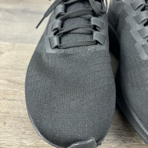 Nike Air Zoom Pegasus 37 Mens Sz 10.5 Triple Black BQ9646-005 Running Shoes - Foto 9 di 13